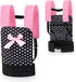 Bayer Design Dolls: Carrier - Black, Pink, Hearts - Accessory for Carrying Dolls Up to 18", Adjustable Shoulder Straps, Seat Belt, Kids Toy, Ages ...