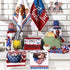 Bencailor 6 Pcs 4th of July Kitchen Towel Patriotic Star Absorbent Hand Towels Independence Day Gnome Dish Cloths Dish Microfiber Towels for Home ...