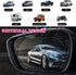 4 PCS Car Rearview Mirror Waterproof Film, Rainproof Anti Fog Auto Side Window Protective Sticker for Safe Driving, HD Clear Nano Coating Rear Mir...