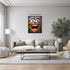 Posterizer 1 pcs-smiling robotic friend made out of lego blocks-Abstract & Modern Art-Fantasy & Fiction Art-Gift for Art Lovers-Decor for Home & O...