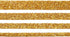 Bright Creations 7 Rolls Crystal Rhinestone Adhesive Strips for Crafts, Decor, Gifts (4 Sizes, Gold)...