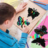 Sratte 120 Pcs Butterfly Scratch Cards 12 Styles Rainbow Spring Scratch Crafts Butterfly Party Favors with 60 Bamboo Stylus Kids' Paper Craft Kits...