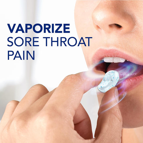 Vicks VapoCool Severe Medicated Sore Throat Drops, Max Strength Menthol, Soothes Sore Throat Pain, Winterfrost Flavor, 45ct...