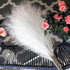 7 PCS Faux Pampas Grass, 23"/60cm White Pampas Grass Decor,7 Branches | Each Stem Fluffy Small Pompous Grass for Vase Filler in Table Vase Decor f...