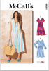 McCall's Easy to Make Misses' Sun Dresses Sewing Pattern Packet, Design Code M8281, Sizes XS-S-M-L-XL-XXL, Multicolor...
