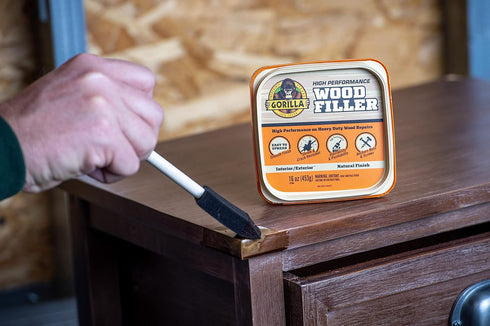 Gorilla All Purpose Wood Filler Wood Repair Kit with Putty Knife and Sanding Block...
