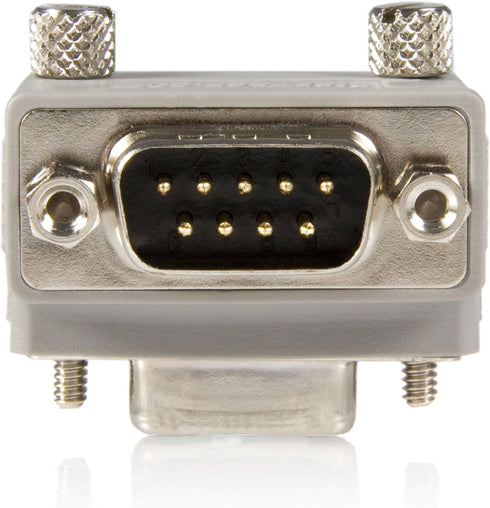 StarTech.com Right Angle DB9 to DB9 Serial Cable Adapter Type 1 - M/F - Serial adapter - DB-9 (M) to DB-9 (F) - GC99MFRA1...
