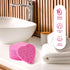 50-Count Heart Shape Compressed Facial Sponges for Daily Facial Cleansing and Exfoliating, 100? Natural Cosmetic Spa Sponges for Makeup Remover...
