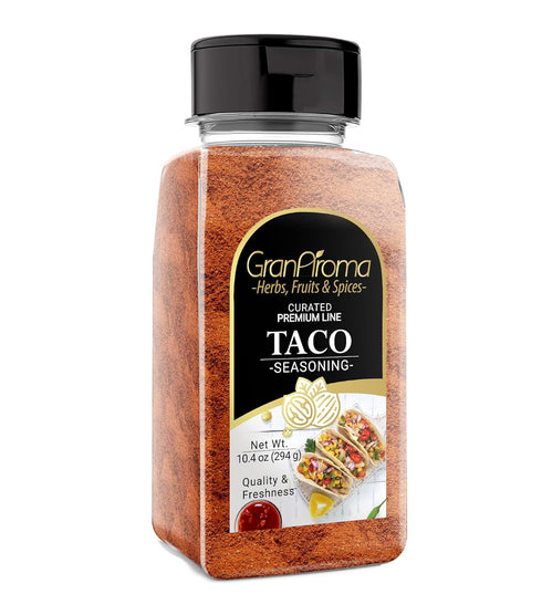 GranAroma Taco Seasoning, 10.4 oz, Mild Heat, Authentic Spice Mix...
