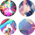 Multi-Function Cell Phone Stand,Colorful Marble Expanding Stand Grip for Smartphones and Tablets (4 Pack)...
