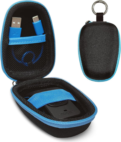 Hard Carrying Case for Noxgear 39g Wearable Waterproof Bluetooth Speaker, Magnetic Clip-On Portable Speaker Holder Travel Storage Accessories for ...