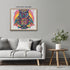Posterizer 1 pcs- psychedelic funky hippie colorful owl print 1-Abstract & Modern Art-Fantasy & Fiction Art- Living Room Bedroom Decor- unframed w...