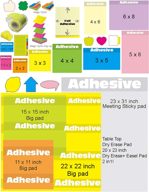 4A Shapes Sticky Notes,Bubble Shape,3 3/8 x 1 7/8 Inches,Neon Assorted,Self-Stick Notes,200 Sheets/Pad,1 Pad/Pack,4A 5059...