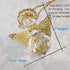 Angel Ornaments for Christmas Tree, Hanging Ornaments, Car Hanging Ornament Interior Decor, Clear, Pack of 12...