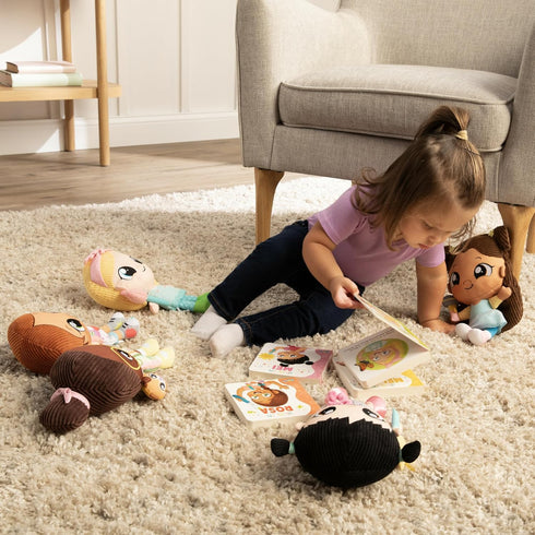 YumiAmi Soft Plush Doll - Rosa - Educational Rag Doll Includes Early Learning Board Book - Multicultural Preschool Toys for Diversity Education - ...