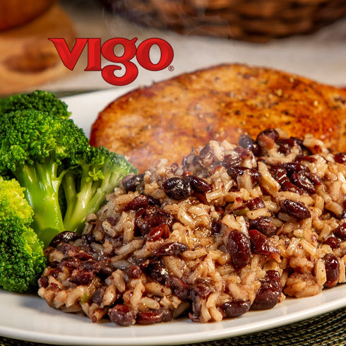 Vigo Authentic Black Beans & Rice, Low Fat, 8oz (Black Beans & Rice, Pack of 1)...