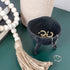 Creative Co-Op Boho Terracotta Footed Planter, Matte Black...