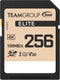 TEAMGROUP Elite 256GB UHS-I U3 V30 UHD Read Speed up to 100MB/s SDXC High Speed 4K Memory Card Compatible with Canon Sony Nikon Panasonic FUJIFILM...