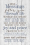 DEXSA May Blessings Follow You…New Horizons Wood Plaque with Easel | Made in the USA...