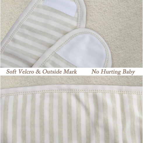 wonuu Baby Umbilical Cord Belt, Infant Belly Binder Hernia Care Navel Truss Support Newborn Warm Essential with Breathable Organic Cotton (4Pack-G...