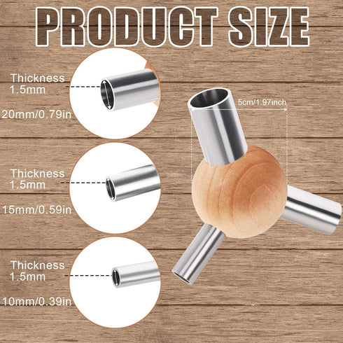 3-in-1 Safety Eye Tool, 10/15/20mm Crochet Doll Eyes & Washers Insertion Tool for Amigurumi Stuffed Animal Doll Making Supplies DIY Craft...