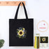 Harimau Beginner Canvas Tote Bag Embroidery Kit,Happy Kitten Pattern,Cross Stitch Kits, Including Stamped Embroidery Bag with 1 Embroidery Hoops,N...
