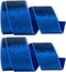 Ribbli Christmas Velvet Ribbon Wired-2 Rolls Royal Blue Velvet Ribbon 2.5 Inch Total 20 Yard,Velvet Wired Ribbon for Tree Decoration,Gift Wrapping...