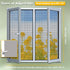 Magnetic Window Screen, Adjustable DIY Window Net Max 59” x 51” with Innovative Magnetic Fastener, Fiberglass Fine Mesh, Window Mesh with 12 Magne...
