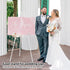 63" White Easel Stand for Wedding Sign Poster Display Easel Folding Art Easel for Floor Adjustable Metal Easel Instant Tripod Easel for Display Pa...