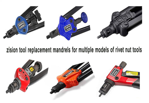 M4 Rivet Nut Tool Tip, Replacement Mandrel...