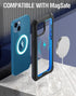 Poetic Guardian Series Case Compatible with iPhone 13 6.1 inch, Full-Body Hybrid Reinforced Shockproof Protective Rugged Clear Bumper Cover Case w...
