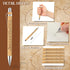 50 Pcs Inspirational Bamboo Pen Wood Ballpoint Pen Thank You Pen Bulk Appreciation Gift for Women Men Office Teacher Coworker Black Ink(Elegant St...
