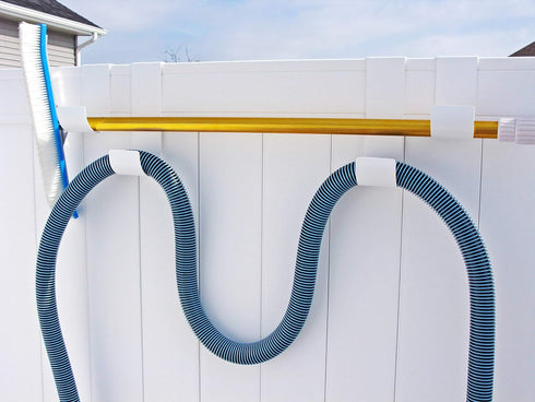 Aluminum Slip-on Fence Hooks, 1.5-06-WHITE, Pair...