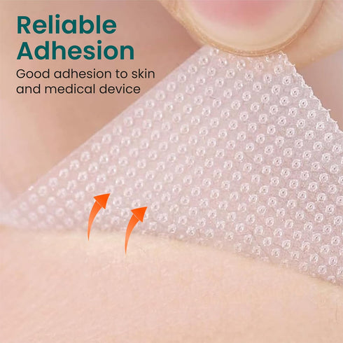 Hypoallergenic Transparent Surgical Tape 1 inch x 10yd |4 Rolls Waterproof,Clear| Medical Tape for Skin, Dressings and Face| First Aid Bandage Tap...
