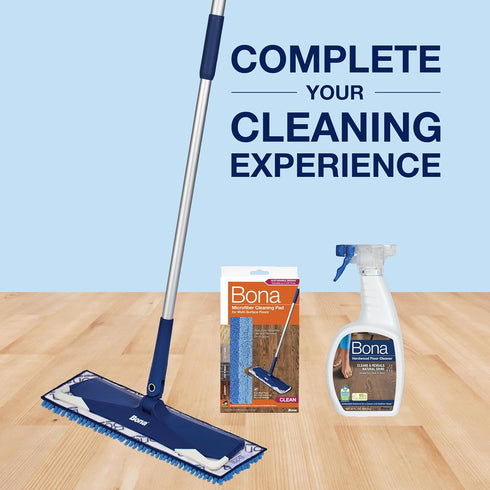 Bona Microfiber Sweeping Pad for Multi-Surface Floors - For Use With Bona Mops - Attracts and Picks Up Pet Hair, Fur, and Dander - For Wood, Stone...