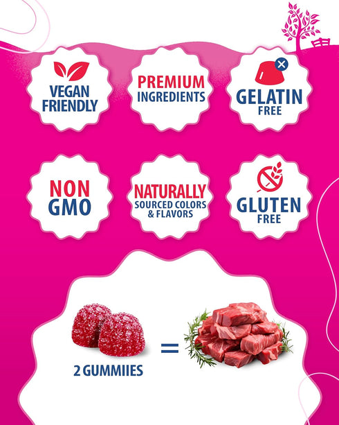 Zinc Gummies for Adults - Zinc Chewable Gummy for Immune Support - Powerful Natural Antioxidant Non-GMO Supplement for Children Men Woman Adults...