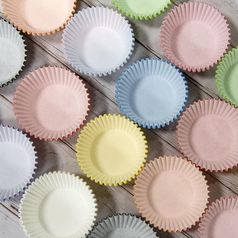 Cupcake Liners Standard Cupcake Cups 500 Pcs Cupcake Wrappers Papers Baking Cups for Cake Balls, Muffins, Cupcakes and Candies (12 Colors, 500 Pcs...