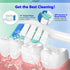 Senyum Toothbrush Replacement Heads for Philips Sonicare Replacement Heads Compatible with Sonicare Replacement Heads, 4 Pack...