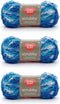 Red Heart Scrubby Waves Yarn - 3 Pack of 85g/3oz - Polyester - 4 Medium (Worsted) - 78 Yards - Knitting/Crochet...