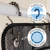 S&T INC. Shower Organizer, Shower Caddy or Bathroom Organizer with Quick Drying Mesh, 7 Pockets to Hold Shampoo, Soap, Loofah, and Cruise Ship Ess...