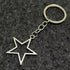 Caiyao Silver Hollow Star Keychain for Women Men Long Distance Friendship Pendant Keyring Jewelry Gift...