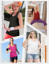 Tank Top for Women 2024, Workout Tank Tops Woman, Long Athletic Racerback Tank Tops for Women, Compression Sleeveless Shirts (X-Large, Red)...