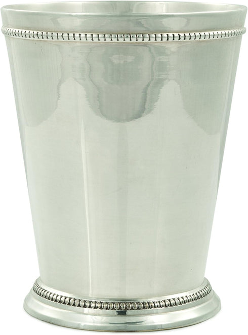 Twine Mint Julep Cup, Real Brass with Sterling Silver Plating Derby Cocktail Tumbler, Set of 1, 12 oz...