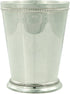 Twine Mint Julep Cup, Real Brass with Sterling Silver Plating Derby Cocktail Tumbler, Set of 1, 12 oz...