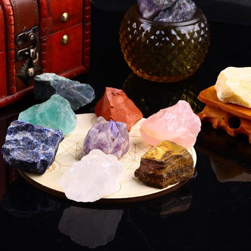 1 LB Bulk Rough Madagascar Stones Mix Natural Raw Crystal Stones for Tumbling Fountain Rocks Decoration Polishing Wire Wrapping Healing Crystal La...