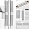 Miss.Silk Refrigerator Door Handle Covers, 5PCS, Sleek and Form-Fitting, Keep Your Fridge, Stove, Oven, Microwave, Dishwasher Clean from Smudges, Drips, Food Stains, Oil, Save Your Time! (Grey)