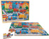 Wooden Puzzle for 3 Year Old with Picture Underneath, 24 Piece Puzzles for Kids Ages 3-5 Traffic Theme, Unique Shape Jigsaw Pieces Preschool Toddl...