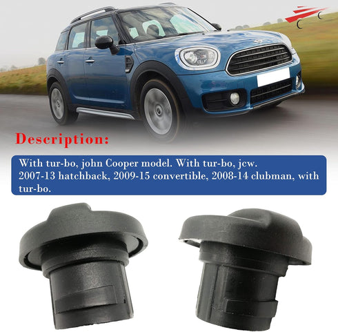 Engine Oil Filler Cap for 2007-2012 Mini Cooper S 1.6L N14 R55 R56 R57 11-12-7-572-848...