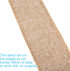 Burlap Ribbon Fabric Wired Edge 20 Yards for Decoration (1.5inch, Natural)...