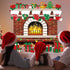 70 Pieces Christmas Bulletin Board Decorations Warm Holiday Wishes Fireplace Cutouts Xmas Hearth Classroom Decor for Office School Wall Bulletin B...
